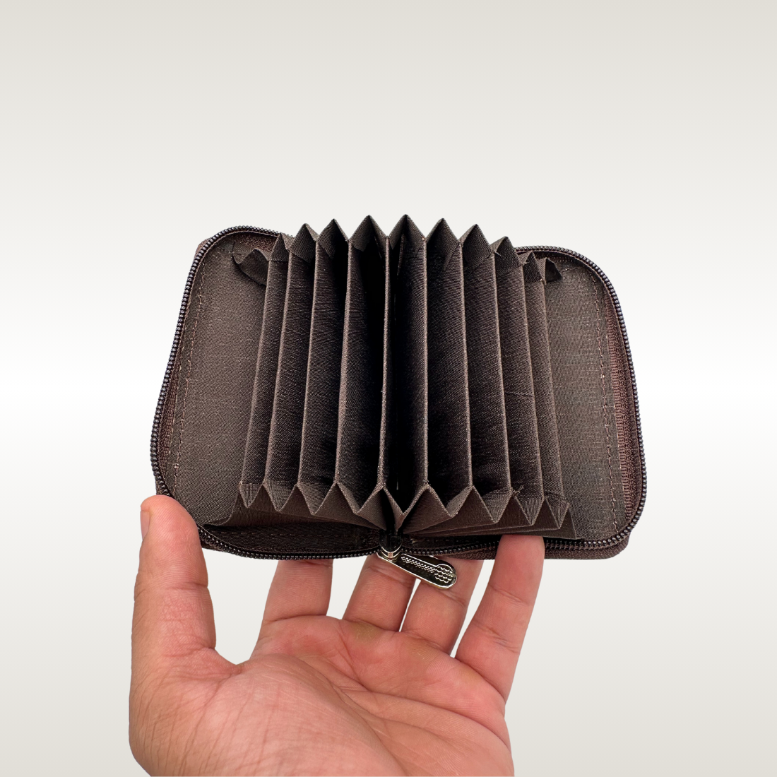 HawkBros Foldable Leather Cardholder with Multiple Slots