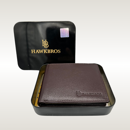 HawkBros Classic Bifold Leather Wallet