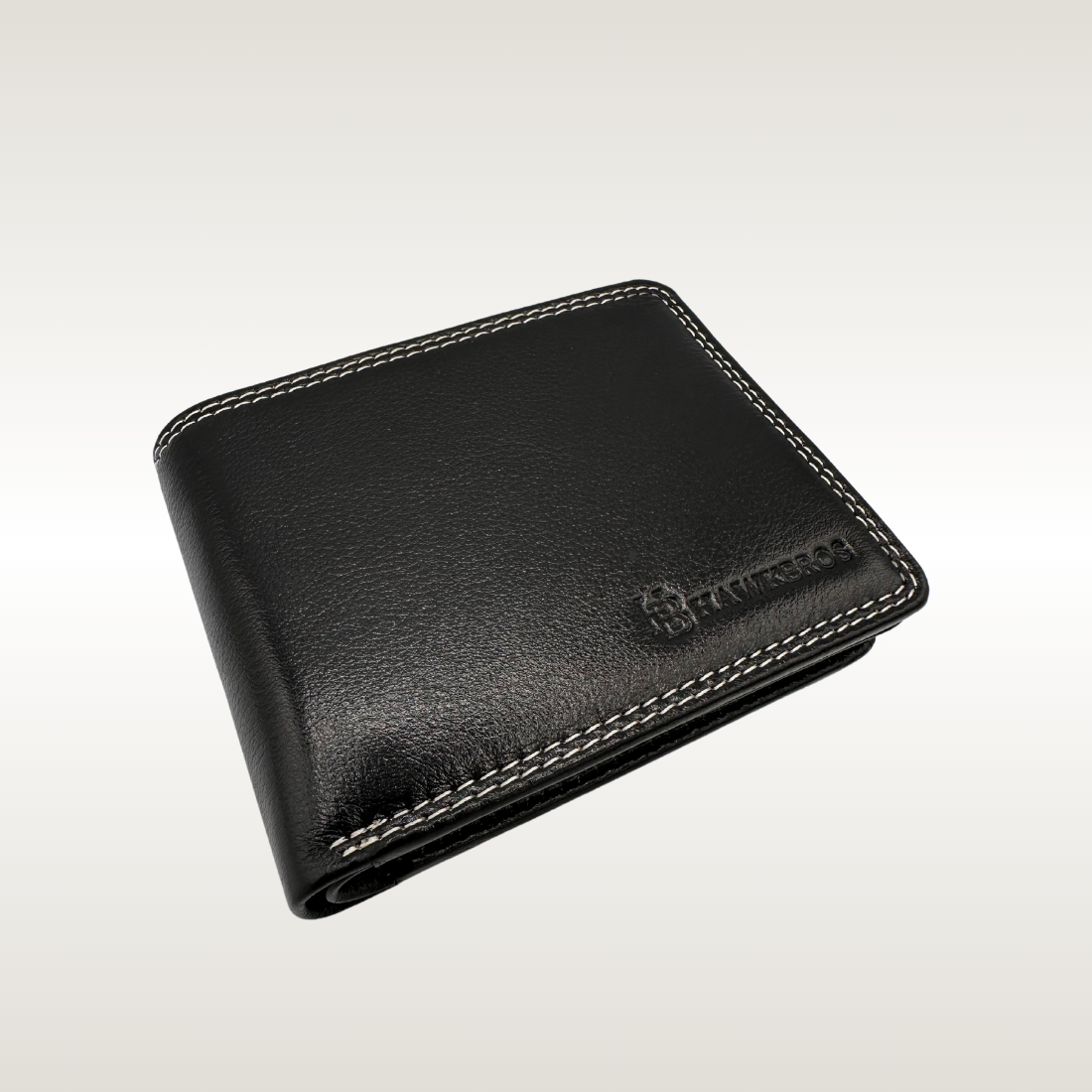 HawkBros Sophisticated Leather Wallet with Coin Pocket