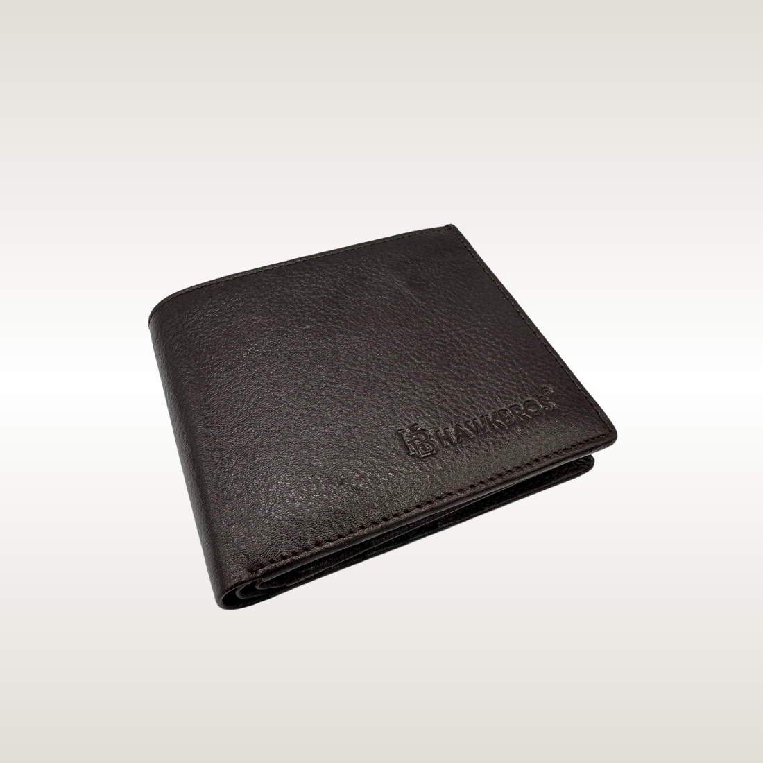 HawkBros Sophisticated Leather Wallet with 12 Card Slots