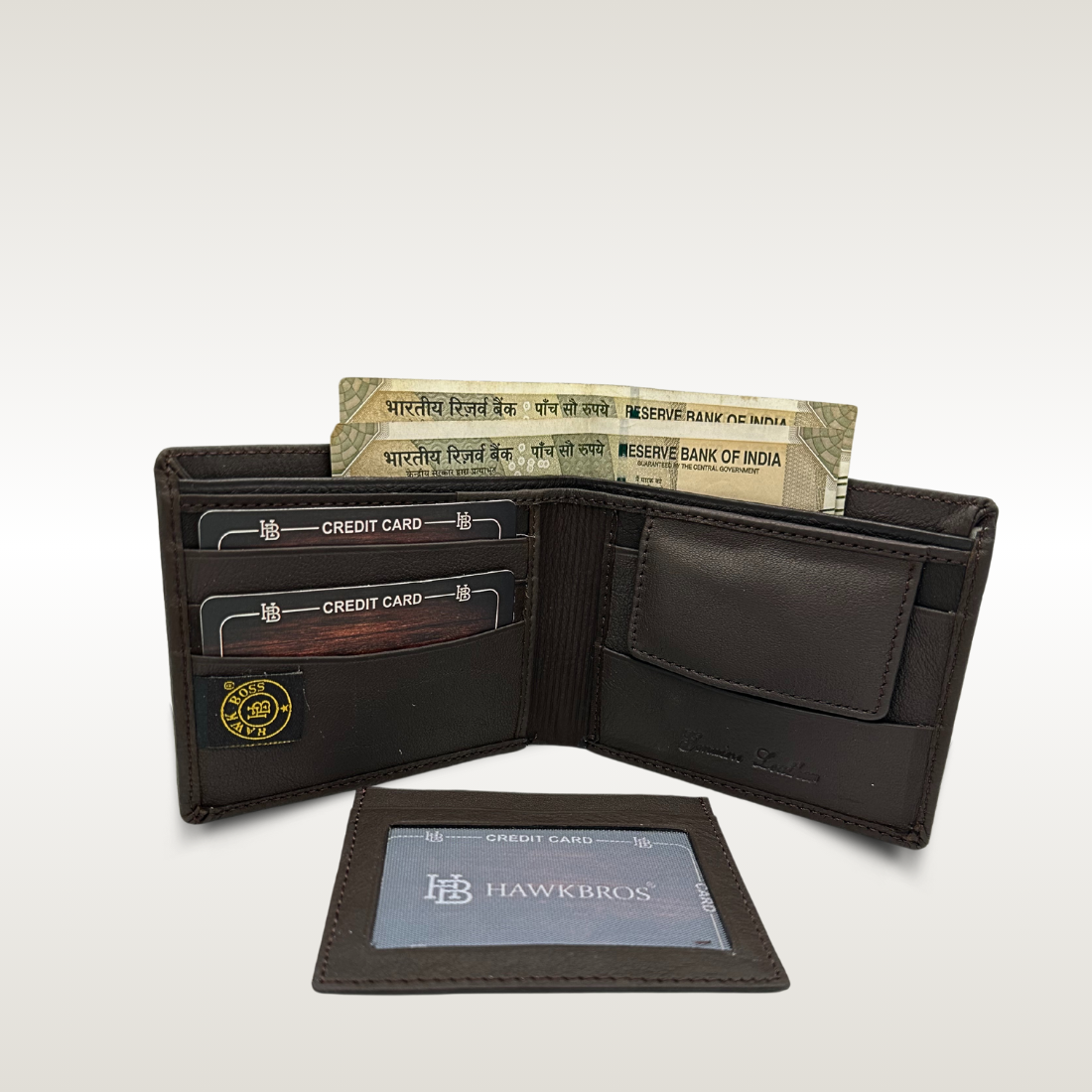 HAWKBROS IMPORTED NAPPA LEATHER WALLET