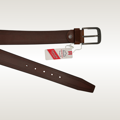 HawkBros Premium Full-Grain Leather Belt