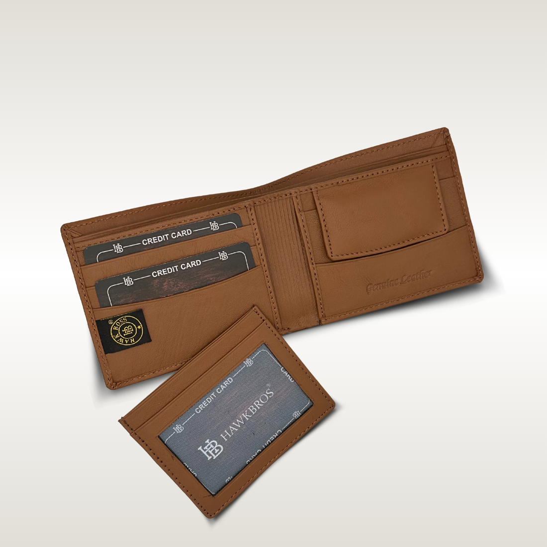 HAWKBROS IMPORTED NAPPA LEATHER WALLET